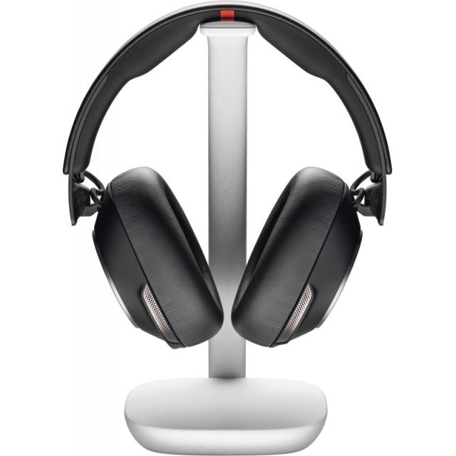 HP Poly - Auriculares Poly Voyager Surround 85 UC USB-C con certificación Microsoft Teams + adaptador USB-C/A + base de carga