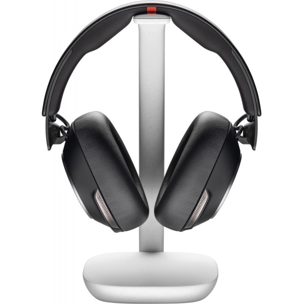 HP Poly - Auriculares Poly Voyager Surround 85 UC USB-C con certificación Microsoft Teams + adaptador USB-C/A + base de carga