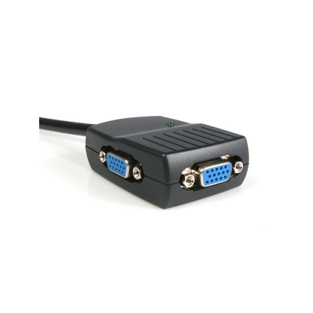 StarTech.com - Duplicador Divisor de Vídeo VGA 2 puertos Compacto Alimentado por USB - Cable Splitter