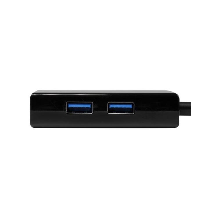 StarTech.com - Adaptador de Red Ethernet Gigabit Externo USB 3.0 con Concentrador Incorporado de 2 Puertos USB