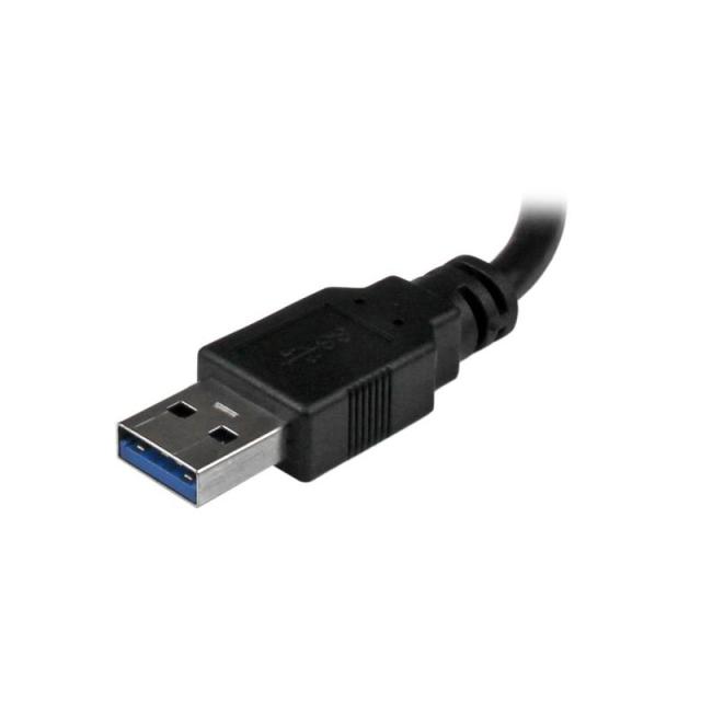 StarTech.com - Adaptador de Red Ethernet Gigabit Externo USB 3.0 con Concentrador Incorporado de 2 Puertos USB