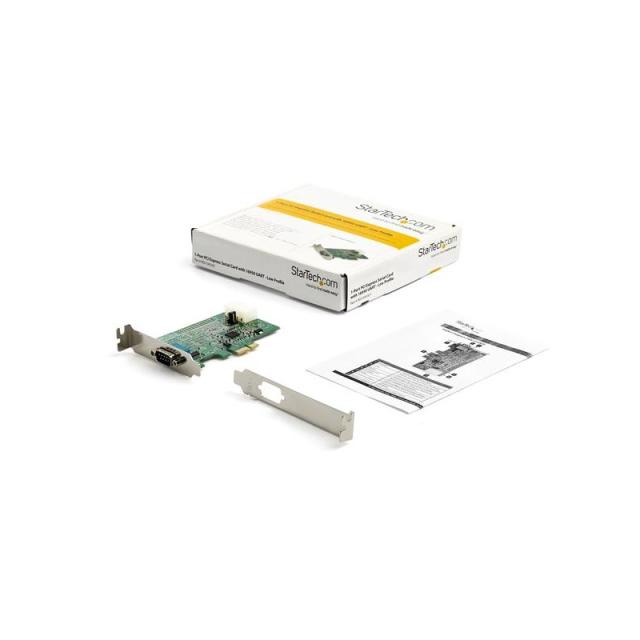StarTech.com - Tarjeta PCI Express Adaptadora de 1 Puerto Serie RS232 - Tarjeta Controladora Serial PCIe RS232 - PCIe a DB9 UART