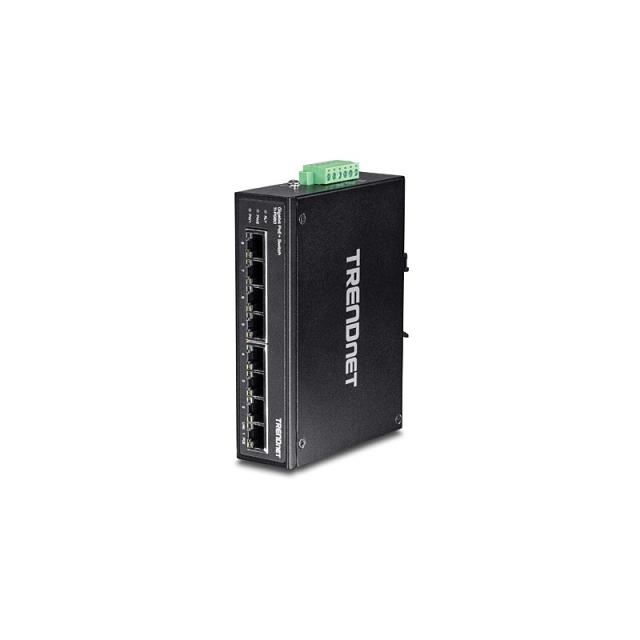 Trendnet - TI-PG80 switch No administrado L2 Gigabit Ethernet (10/100/1000) Energía sobre Ethernet (PoE) Negro