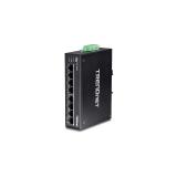 Trendnet - TI-PG80 switch No administrado L2 Gigabit Ethernet (10/100/1000) Energía sobre Ethernet (PoE) Negro
