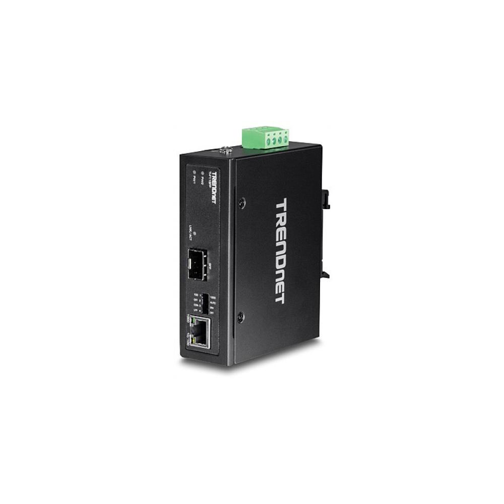 Trendnet - TI-F11SFP convertidor de medio 1000 Mbit/s Negro