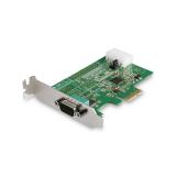 StarTech.com - Tarjeta PCI Express Adaptadora de 1 Puerto Serie RS232 - Tarjeta Controladora Serial PCIe RS232 - PCIe a DB9 UART