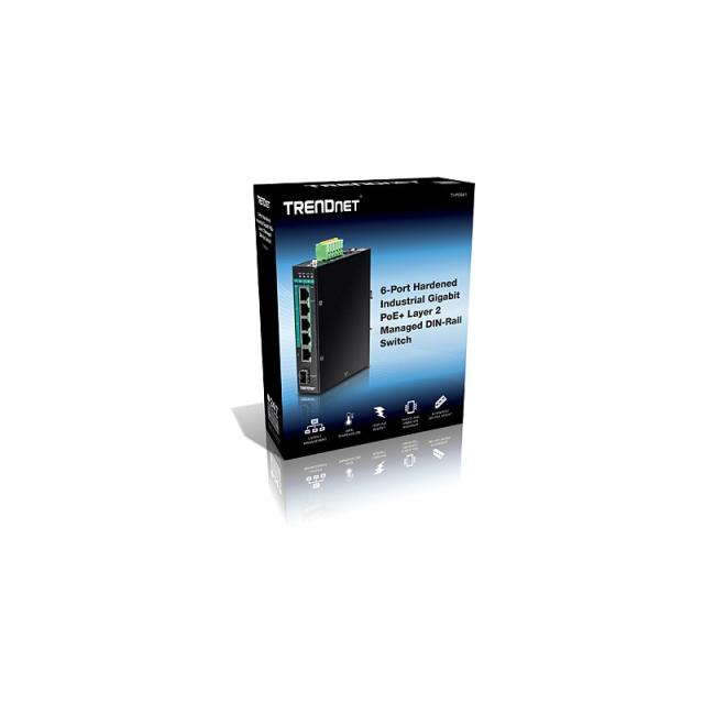 Trendnet - TI-PG541i Gestionado L2+ Gigabit Ethernet (10/100/1000) Energía sobre Ethernet (PoE) Negro