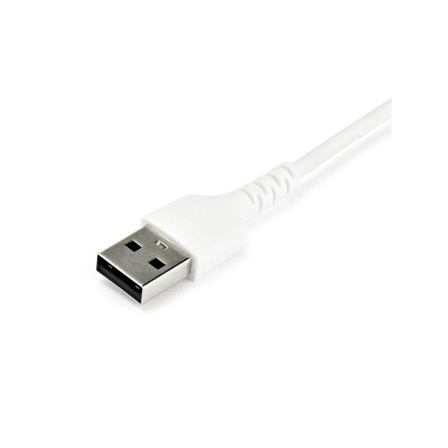 StarTech.com - Cable de Carga USB-A a USB-C de 2m - Cable de Carga Rápida y Sincronización USB 2.0 de Servicio Pesa - RUSB2AC2MW
