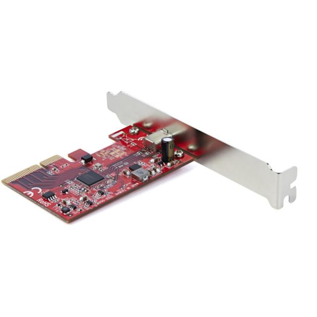 StarTech.com - Tarjeta PCIe 1 Puerto USB-C 3.2 Gen 2x2 - Tarjeta Controladora PCI Express 3.0 x4 USB Tipo C SuperSpeed de 20Gbps