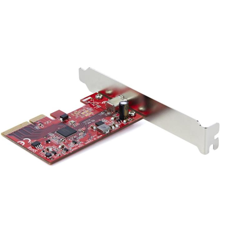 StarTech.com - Tarjeta PCIe 1 Puerto USB-C 3.2 Gen 2x2 - Tarjeta Controladora PCI Express 3.0 x4 USB Tipo C SuperSpeed de 20Gbps