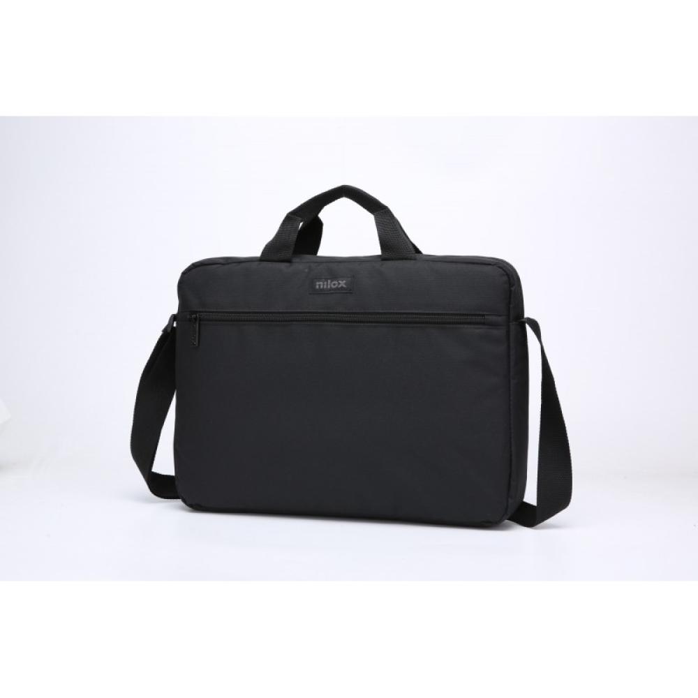 Nilox - Maletín Basic con bolsillo para portátil de hasta 15.6"