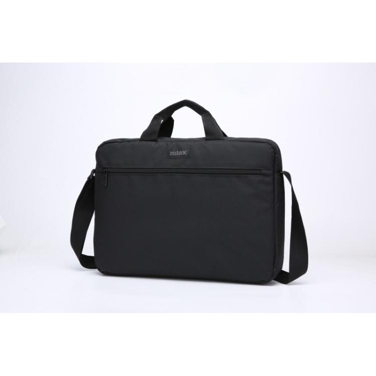 Nilox - Maletín Basic con bolsillo para portátil de hasta 15.6"