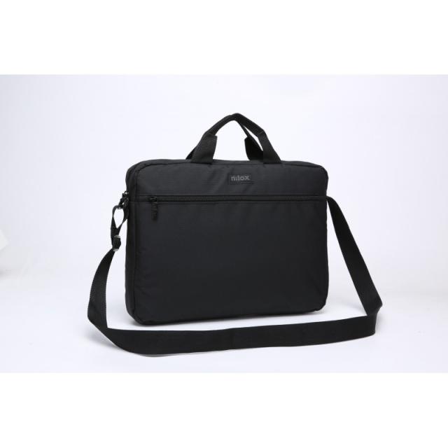 Nilox - Maletín Basic con bolsillo para portátil de hasta 15.6"