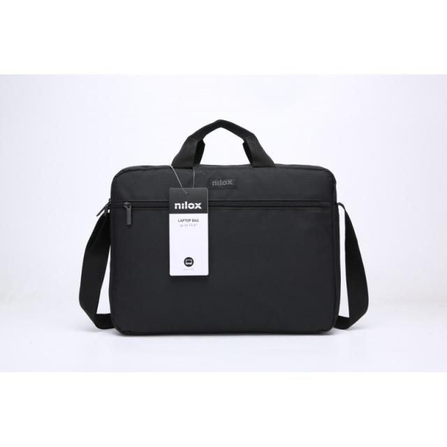 Nilox - Maletín Basic con bolsillo para portátil de hasta 15.6"