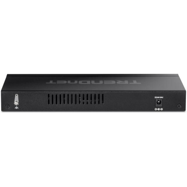 Trendnet - TPE-TG327 switch No administrado Gigabit Ethernet (10/100/1000) Energía sobre Ethernet (PoE) Negro