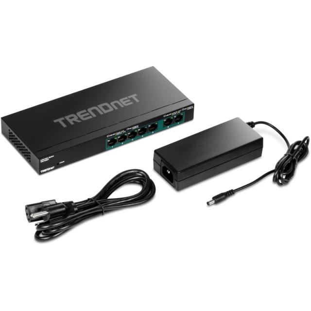 Trendnet - TPE-TG327 switch No administrado Gigabit Ethernet (10/100/1000) Energía sobre Ethernet (PoE) Negro