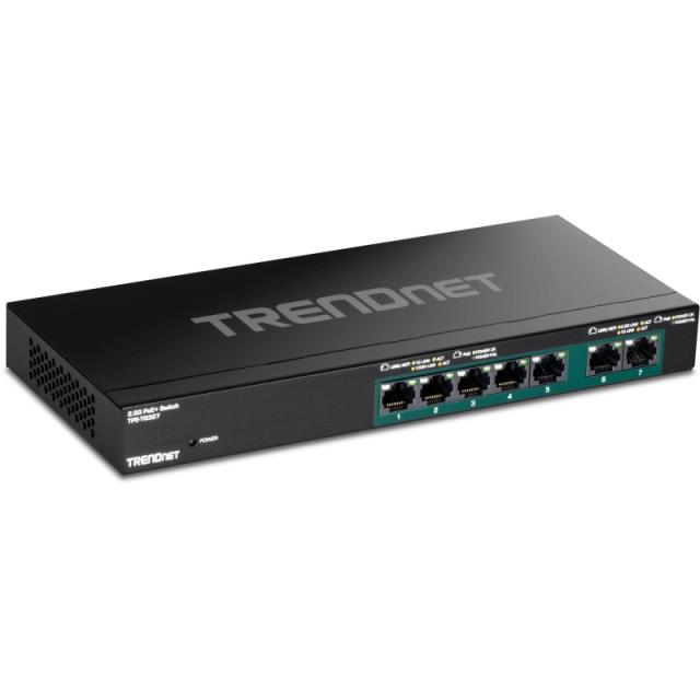 Trendnet - TPE-TG327 switch No administrado Gigabit Ethernet (10/100/1000) Energía sobre Ethernet (PoE) Negro