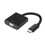 AISENS - Conversor USB-C a VGA, USB-C/M - HDB15/H, Negro, 15cm