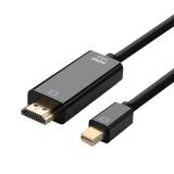 AISENS - CABLE CONVERSOR MINI DP A HDMI, MINI DP/M-HDMI/M, NEGRO, 2.0M