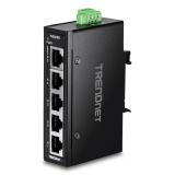 Trendnet - TI-ELC50 switch No administrado Fast Ethernet (10/100) Negro