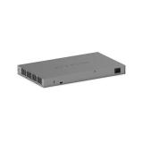 NETGEAR - GS728TXUP Gestionado Gigabit Ethernet (10/100/1000) Energía sobre Ethernet (PoE) 1U Gris