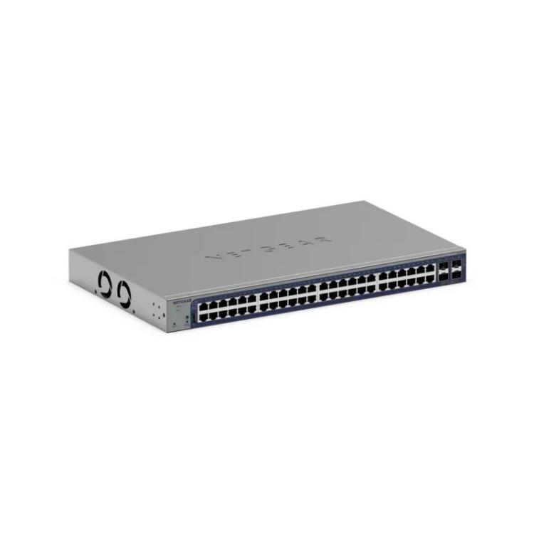 NETGEAR - GS752TX Gestionado Gigabit Ethernet (10/100/1000) 1U Gris