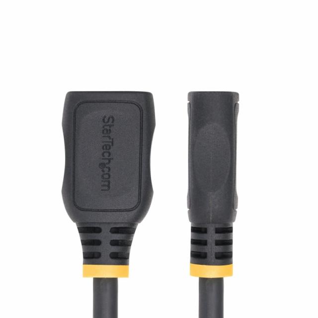 StarTech.com - Cable HDMI 2.0 de Extensión Alargador de 18in (0,5m) - Cable HDMI de Alta Velocidad Ahorrador de Puertos - 4K 60H