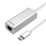 AISENS - Conversor USB 3.1 Gen1 A USB C A Ethernet Gigabit 10/100/1000 Mbps, 15cm