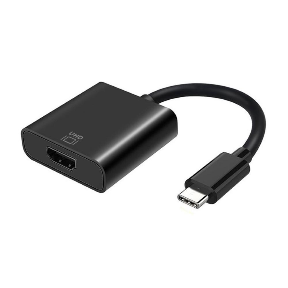 AISENS - Conversor USB-C a HDMI 4k@60Hz, USB-C/M-HDMI/H, Negro, 15cm