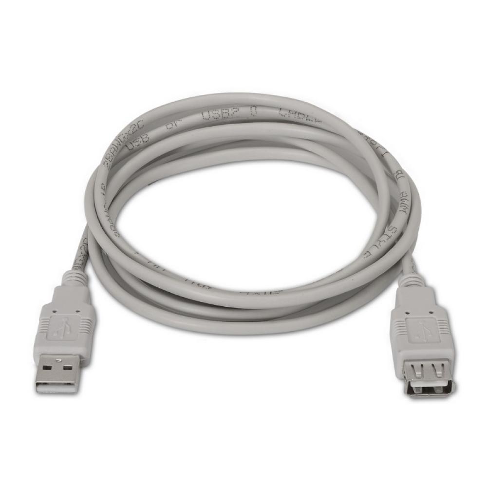 AISENS - A101-0014 cable USB USB 2.0 3 m USB A Beige