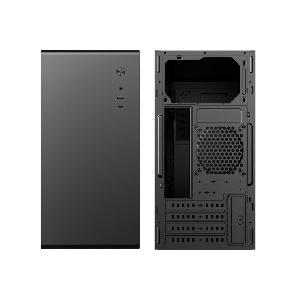 CoolBox - CAJA MATX M640C USB-C 3.2 GEN1 FULLMETAL SIN FTE + 1 VENT. 90MM