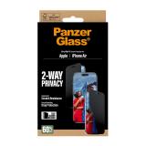 PanzerGlass - 2-Way Privacy Screen Protector iPhone Air / Ultra-Wide Fit w. EasyAligner Protector de pantalla Apple 1 pieza(s)