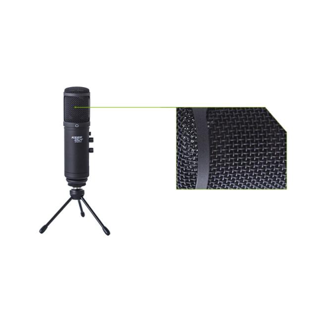 KeepOut - XMICPRO micrófono PC microphone Negro