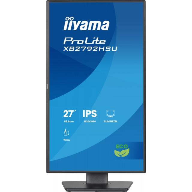 iiyama - ProLite XB2792HSU-B1 pantalla para PC 68,6 cm (27") 1920 x 1080 Pixeles Full HD LED Negro
