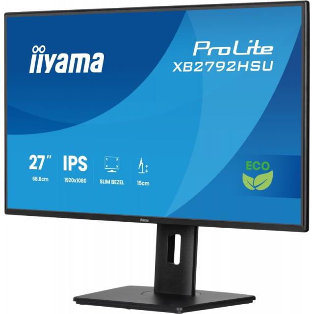 iiyama - ProLite XB2792HSU-B1 pantalla para PC 68,6 cm (27") 1920 x 1080 Pixeles Full HD LED Negro