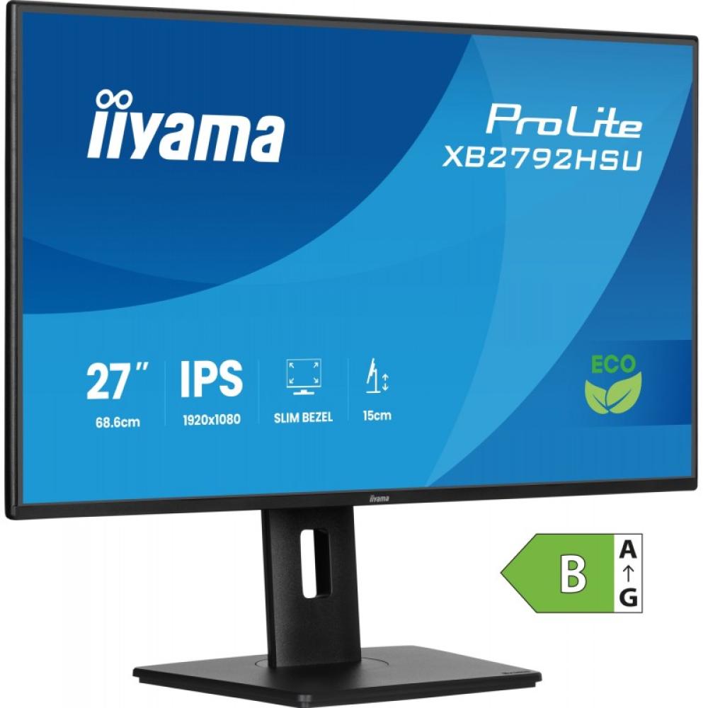 iiyama - ProLite XB2792HSU-B1 pantalla para PC 68,6 cm (27") 1920 x 1080 Pixeles Full HD LED Negro