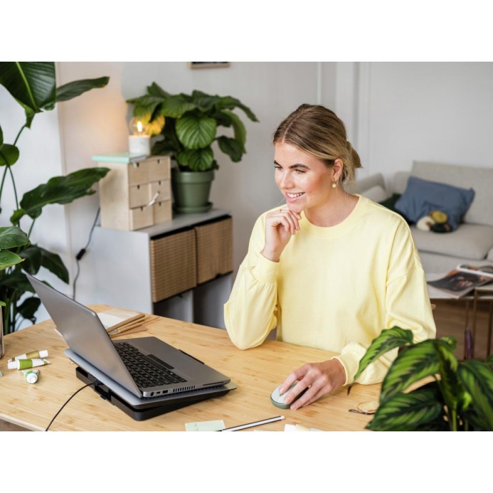 Trust - Yvi+ ratón Oficina mano derecha RF inalámbrico Óptico 1600 DPI - 24552