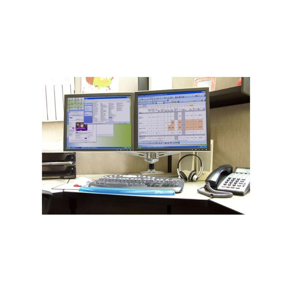 Ergotron - LX Series 45-245-026 soporte para monitor 68,6 cm (27") Escritorio Plata