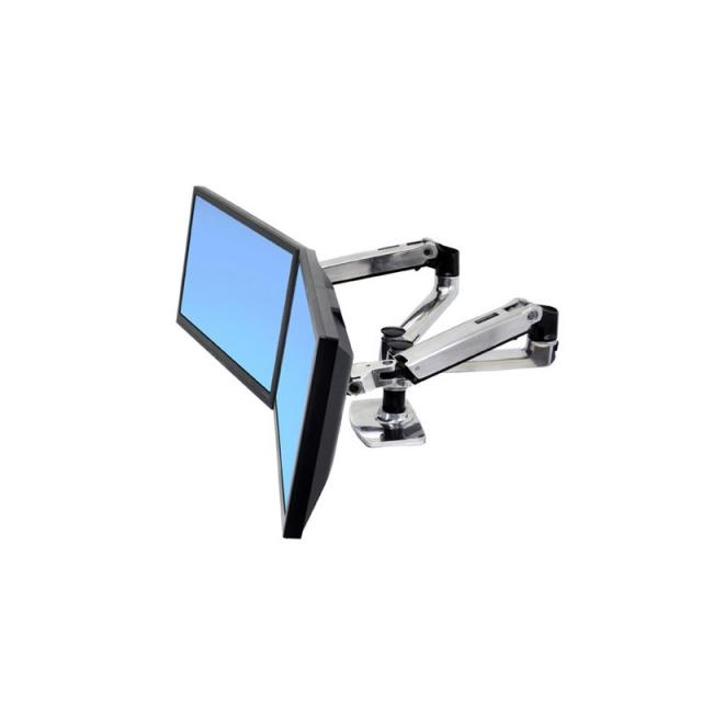 Ergotron - LX Series 45-245-026 soporte para monitor 68,6 cm (27") Escritorio Plata