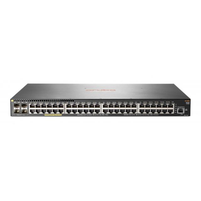 Aruba - Aruba 2930F 48G PoE+ 4SFP+ Gestionado L3 Gigabit Ethernet (10/100/1000) Energía sobre Ethernet (PoE) 1U Gris