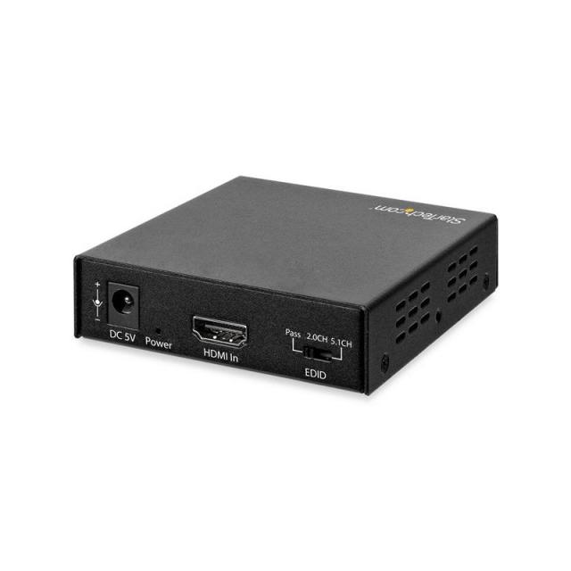 StarTech.com - Extractor de Audio HDMI con Soporte para 4K de 60Hz