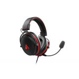 ABYSM - AG700 Pro 7.1 Black Auriculares Alámbrico Diadema Juego Negro, Rojo