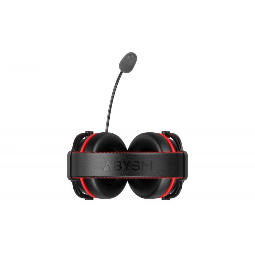 ABYSM - AG700 Pro 7.1 Black Auriculares Alámbrico Diadema Juego Negro, Rojo