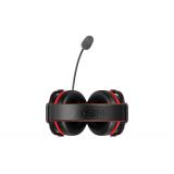 ABYSM - AG700 Pro 7.1 Black Auriculares Alámbrico Diadema Juego Negro, Rojo