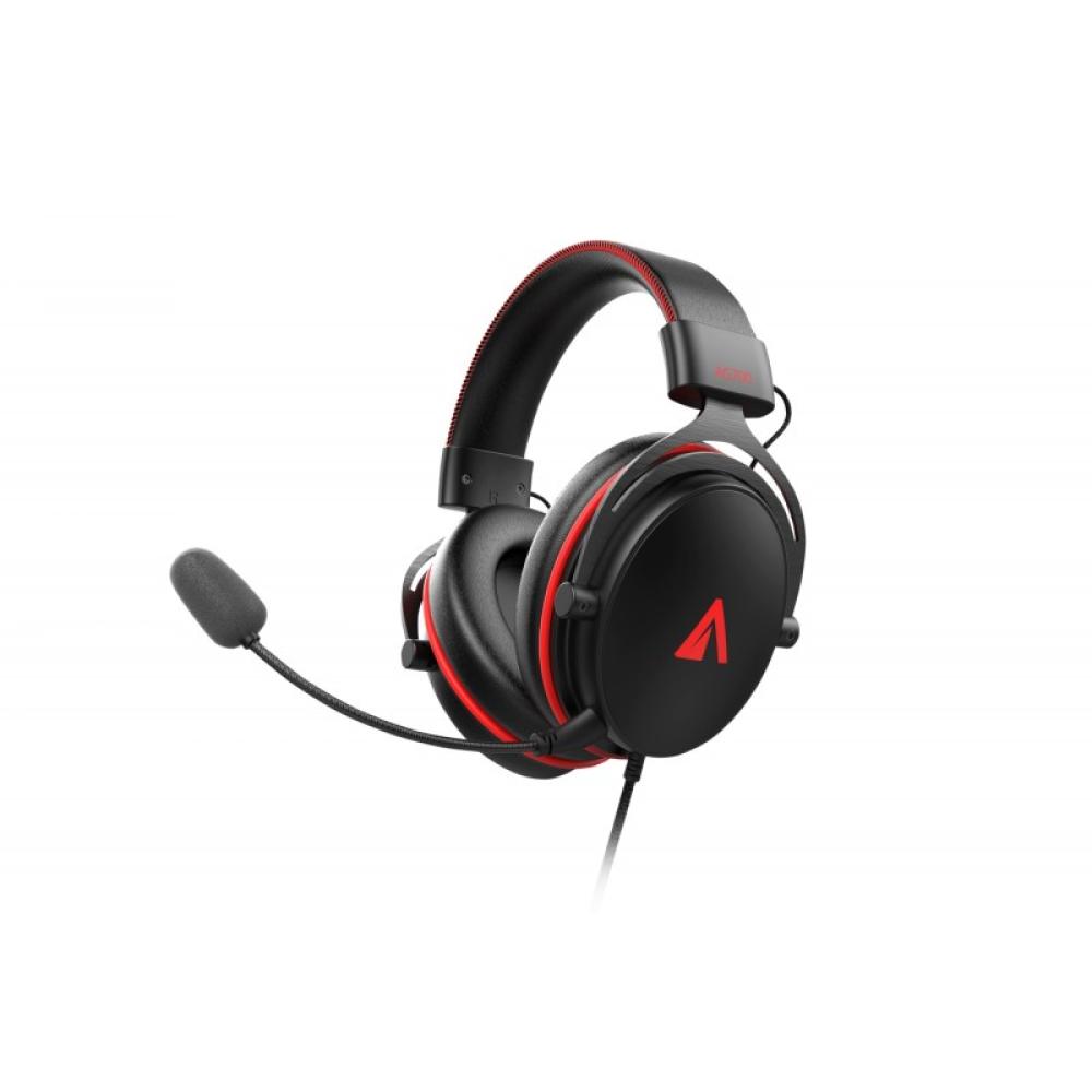ABYSM - AG700 Pro 7.1 Black Auriculares Alámbrico Diadema Juego Negro, Rojo