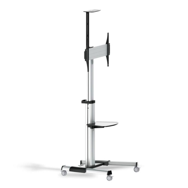 AISENS - FT70TRE-037 soporte para pantalla de señalización 177,8 cm (70") Negro, Plata