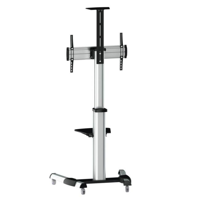 AISENS - FT70TRE-037 soporte para pantalla de señalización 177,8 cm (70") Negro, Plata