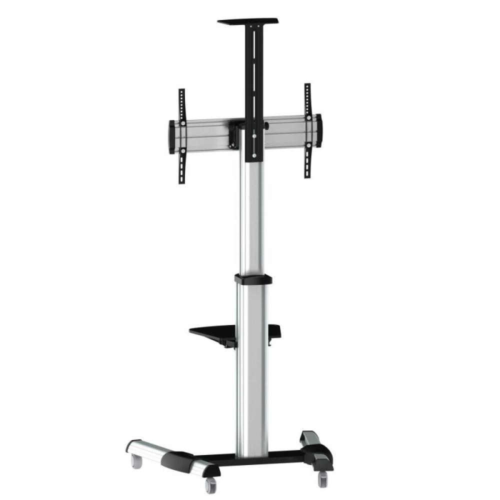 AISENS - FT70TRE-037 soporte para pantalla de señalización 177,8 cm (70") Negro, Plata