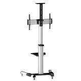 AISENS - FT70TRE-037 soporte para pantalla de señalización 177,8 cm (70") Negro, Plata