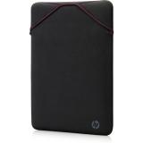 HP - Funda protectora reversible para portátil de 15,6 pulgadas malva